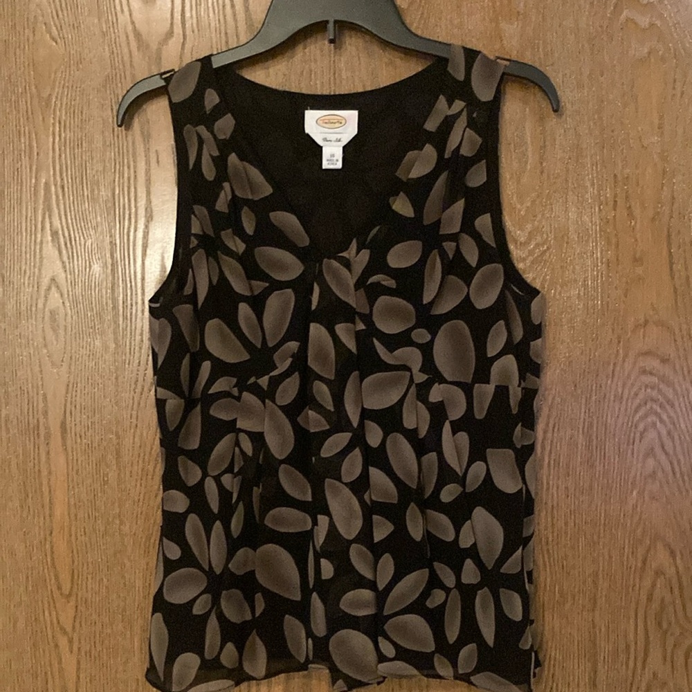 Talbots Silk Blouse with lining